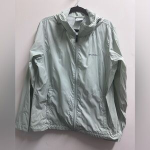 Columbia Pale Green Hooded Jacket XL